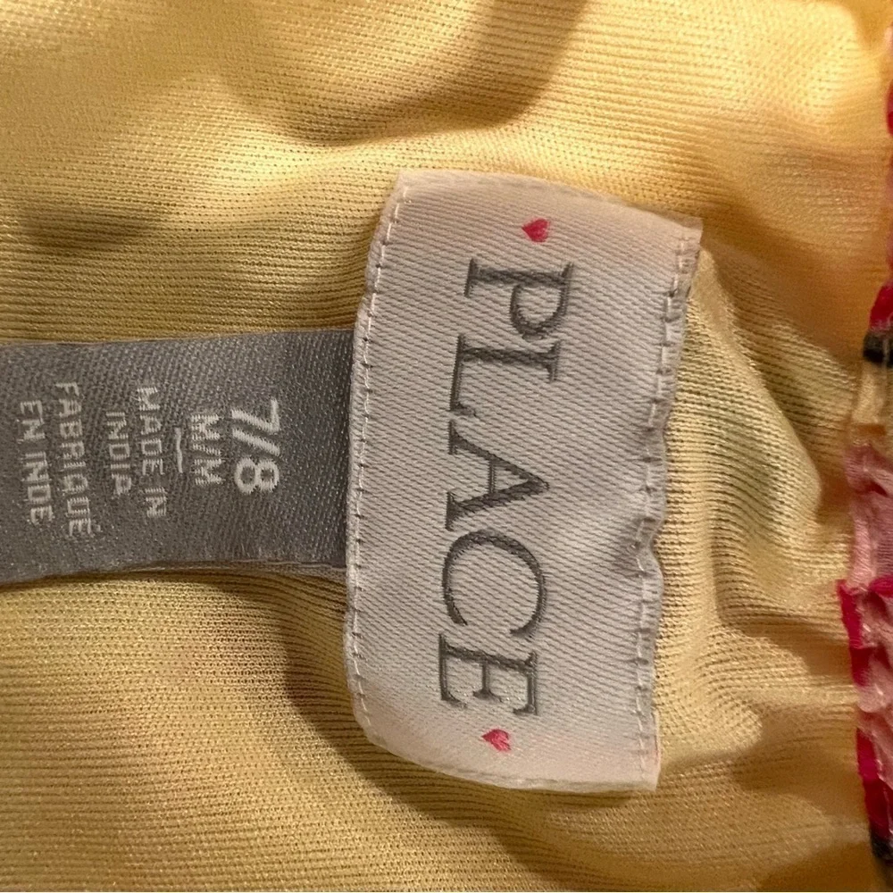 Children’s Place Size 7/8 Little Girl’s Dress Handkerchief hemline Easter - Picture 9 of 10